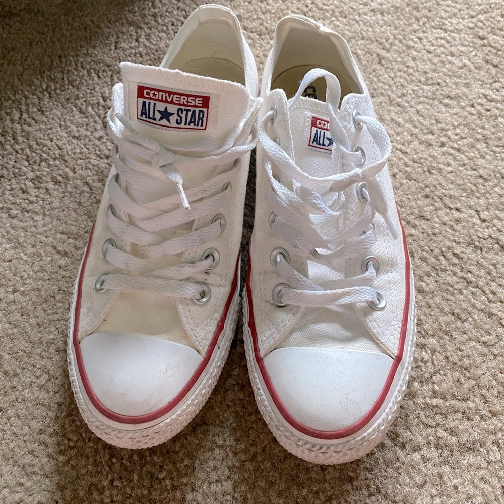 White Chuck Taylor Converse